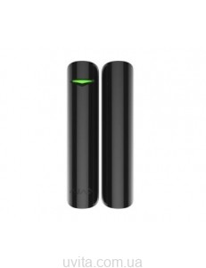 DoorProtect Plus (black) бездротовий магнітоконтактний сповіщувач з сенсором удару та нахилу